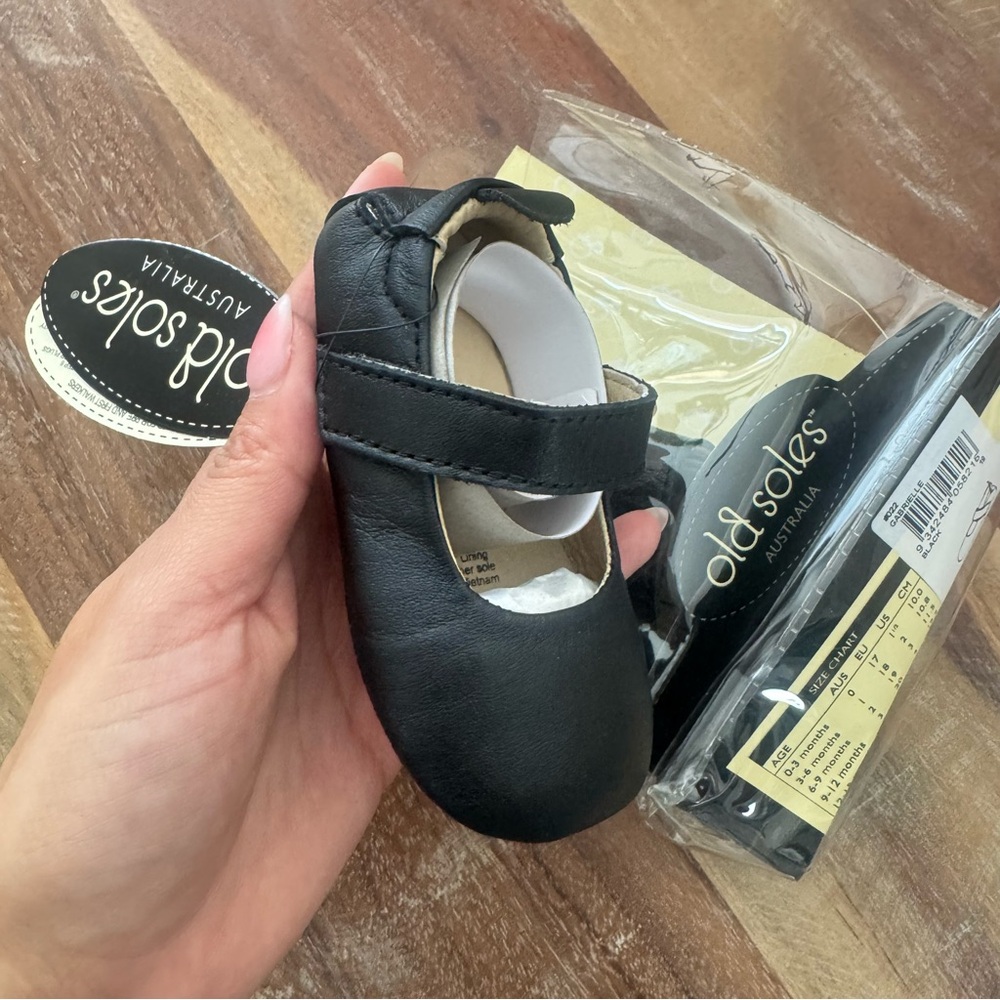 Old Soles Black Kids Shoes